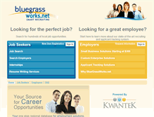 Tablet Screenshot of bluegrassworks.net